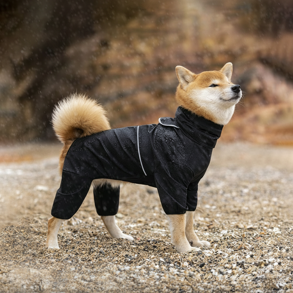 黑色雨衣清洁版