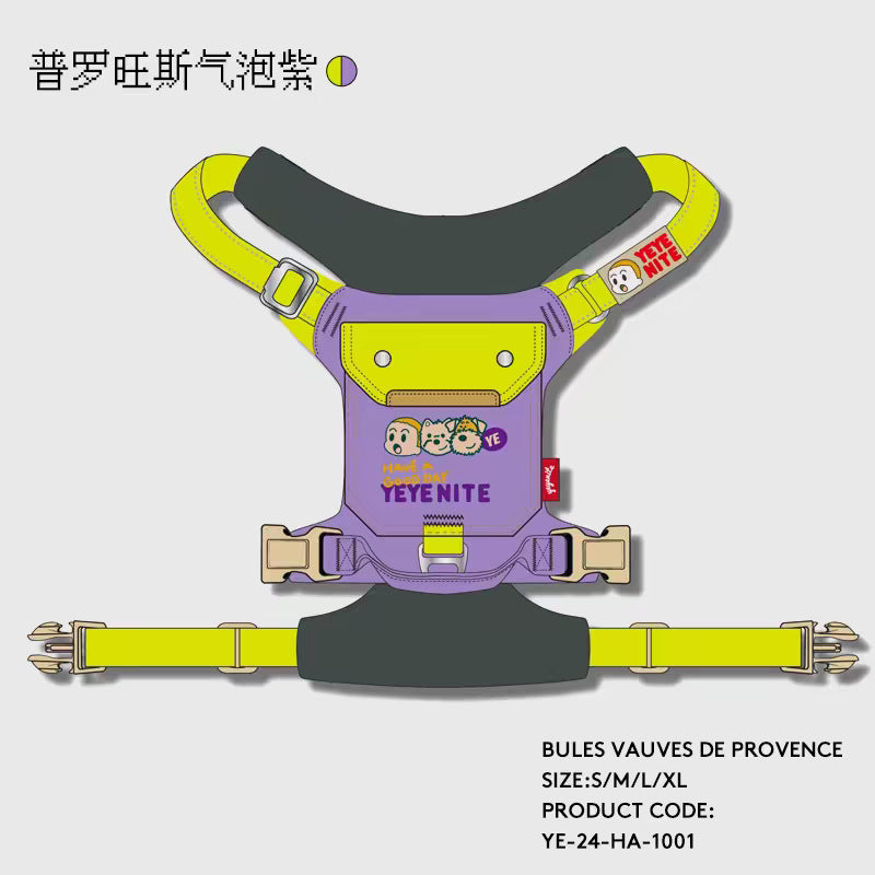 Harnais gilet pour petit chien, détail des finitions